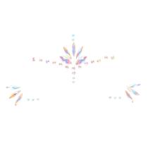 STRASS-STICKER GESICHT - GLOW IN THE DARK