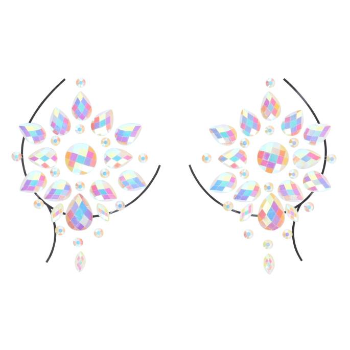 STRASS-STICKER NIPPEL - GLOW IN THE DARK