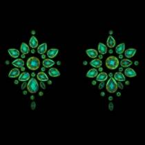 STRASS-STICKER NIPPEL - GLOW IN THE DARK