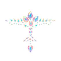 STRASS-STICKER DEKOLLETÉ - GLOW IN THE DARK