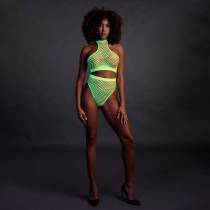 2STK NEONGRÜNES NETZ