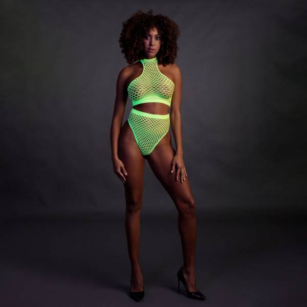 2STK NEONGRÜNES NETZ