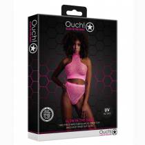 2STÜCK NETZSTOFF NEONPINK