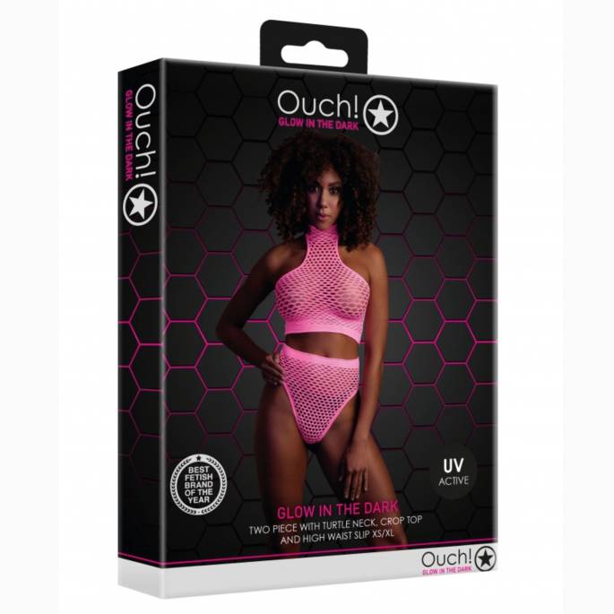 2STÜCK NETZSTOFF NEONPINK