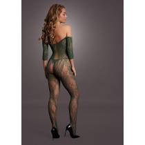 LE DÉSIR-NETZKOMBI FLORAL KAKI