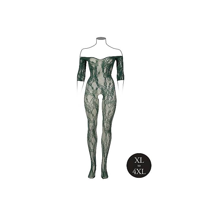 LE DÉSIR-NETZKOMBI FLORAL KAKI