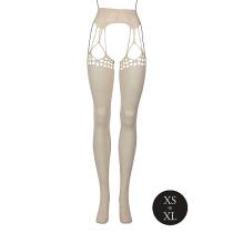 LE DÉSIR-NETZSTRUMPFHOSEN PJ-ART BEIGE