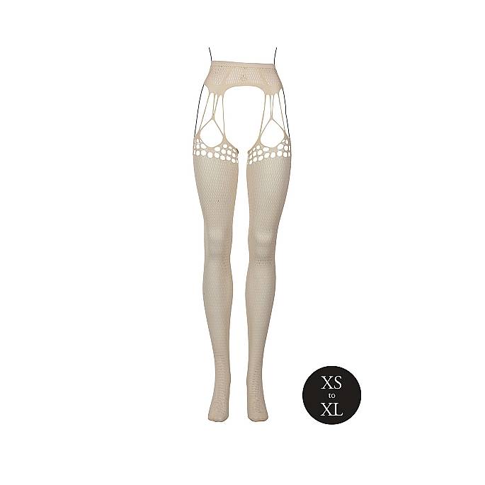 LE DÉSIR-NETZSTRUMPFHOSEN PJ-ART BEIGE