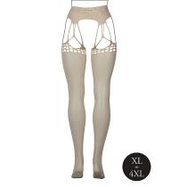 LE DÉSIR-NETZSTRUMPFHOSEN PJ-ART BEIGE