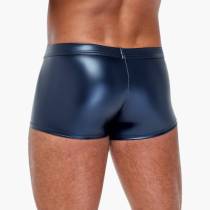 WETLOOK-BOXERSHORTS IN ELECTRIC BLUE