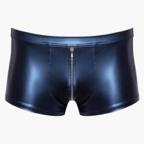 WETLOOK-BOXERSHORTS IN ELECTRIC BLUE