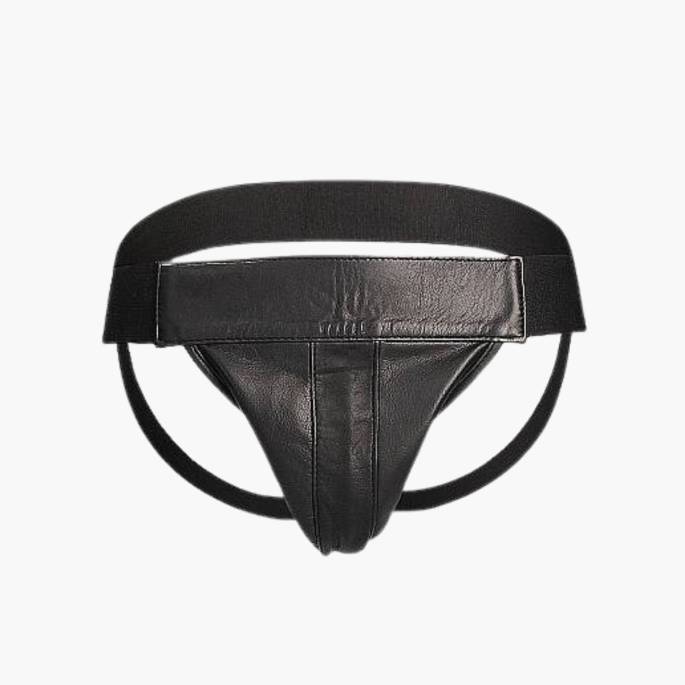 JOCSKSTRAP LEDER SCHWARZ