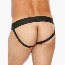 JOCSKSTRAP LEDER SCHWARZ