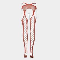LE DÉSIR-NETZSTRUMPFHOSEN KORALLE RIEMEN