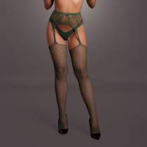 LE DÉSIR- NETZSTRUMPFHOSE PJ KAKI