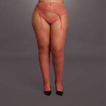 LE DÉSIR- NETZSTRUMPFHOSE PJ KORALLE