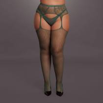 LE DÉSIR- NETZSTRUMPFHOSE PJ KAKI