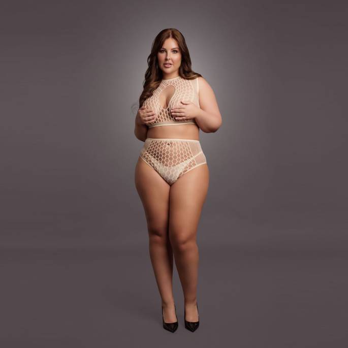 DER WUNSCH-2PCS KEY HOLE BEIGE