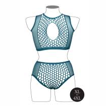 LE DÉSIR-2PCS KEY HOLE BLEU