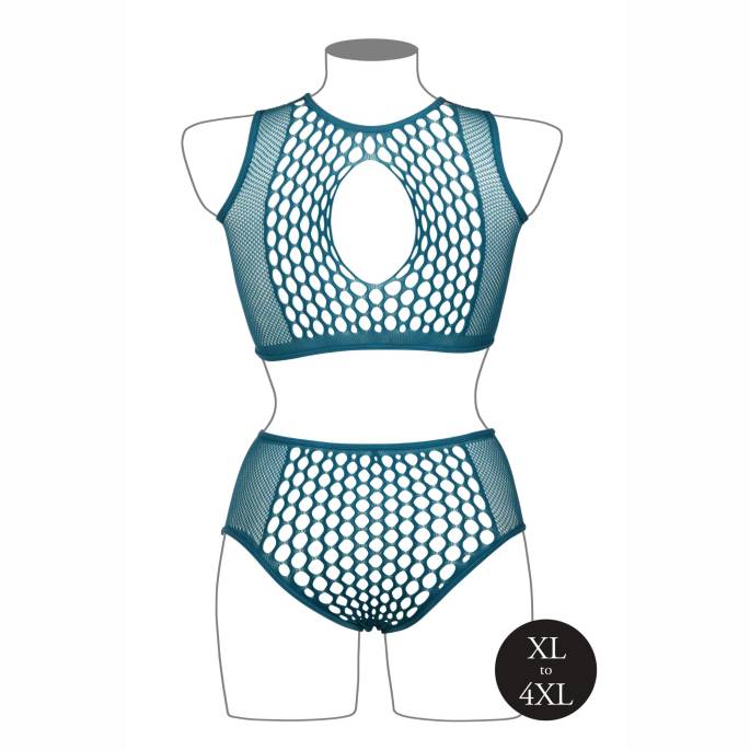 DAS VERLANGEN-2PCS KEY HOLE BLAU