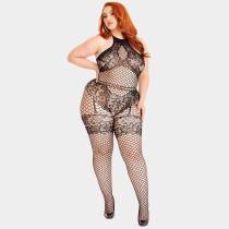 NETZ-BODYSTOCKING AUS FALSCHER SPITZE