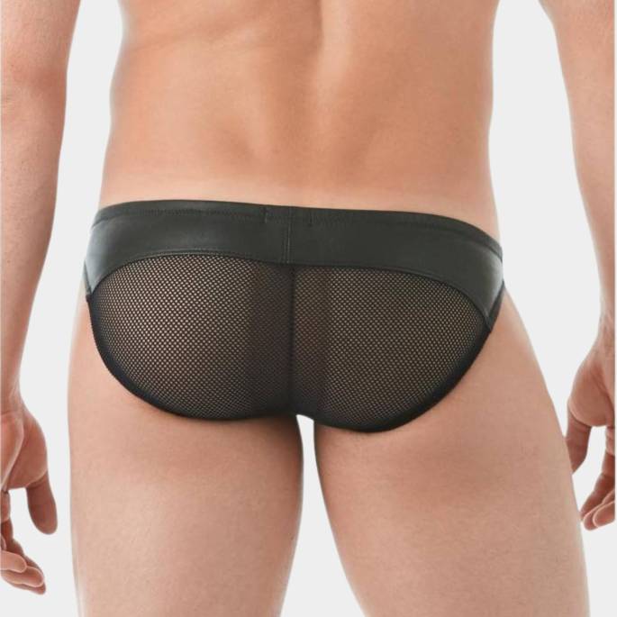 GREGG - SLIP PLAYER SCHWARZ KUNSTLEDER + SCHNÜRSENKEL