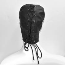 CAGOULE OUVERTE YEUX FEMME CUIR