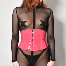 TAILLENGÜRTEL KURZ VINYL FUCHSIA