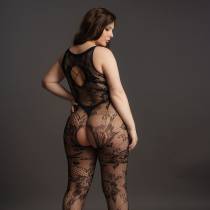 LE DÉSIR-COMBI FLORAL DECOLLETÉ CROISÉ