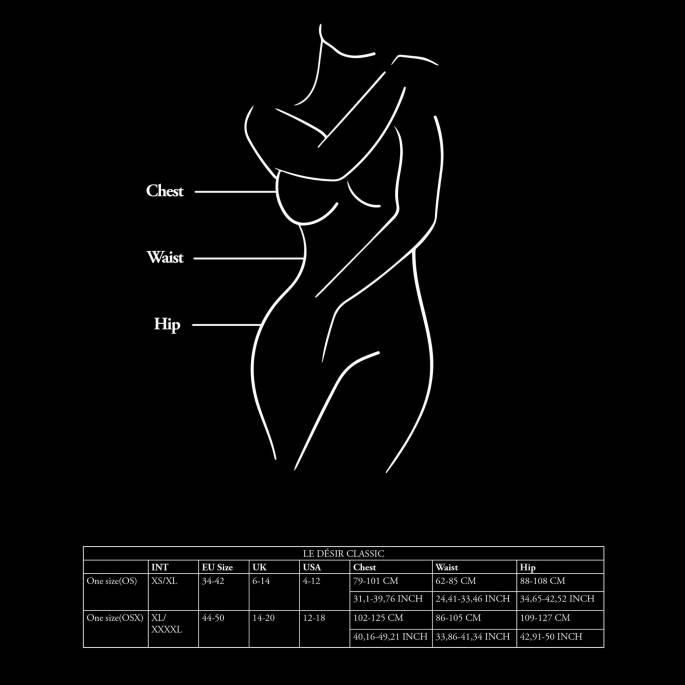 LE DÉSIR-BODYSTOCKING DÉCOLLETÉ CROISÉ