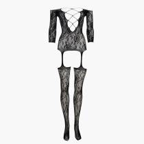 LE DÉSIR-BODYSTOCKING DÉCOLLETÉ CROISÉ