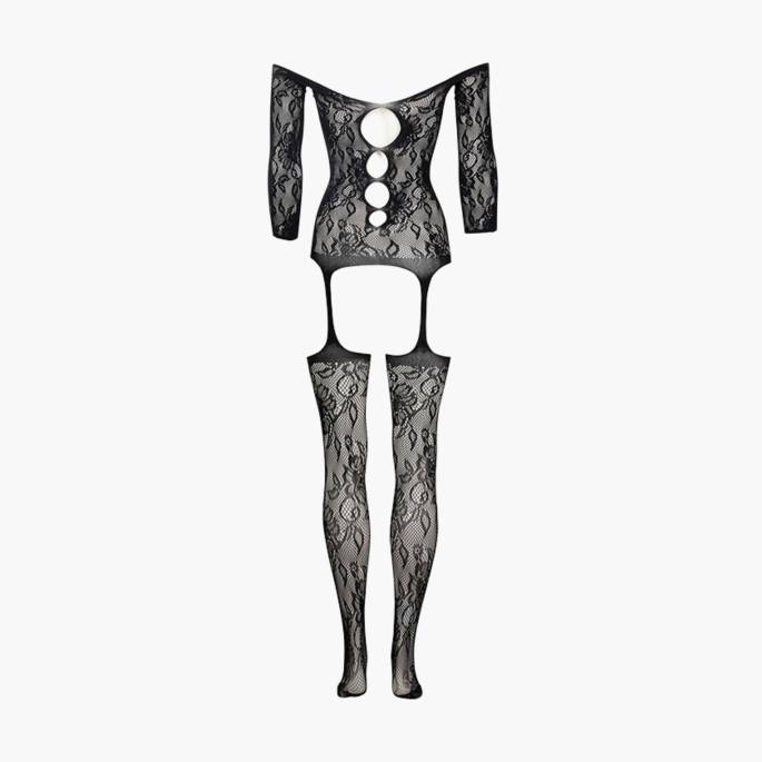 LE DÉSIR-BODYSTOCKING DÉCOLLETÉ CROISÉ
