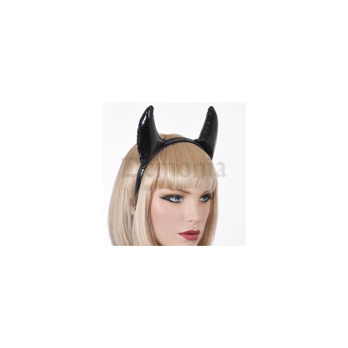 Serre-tête Cornes De Diable Noir - Accessoire Déguisement Halloween, Carnaval, Soirée Pour Femmes Et Filles
