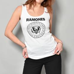 Débardeur Blanc Ramones