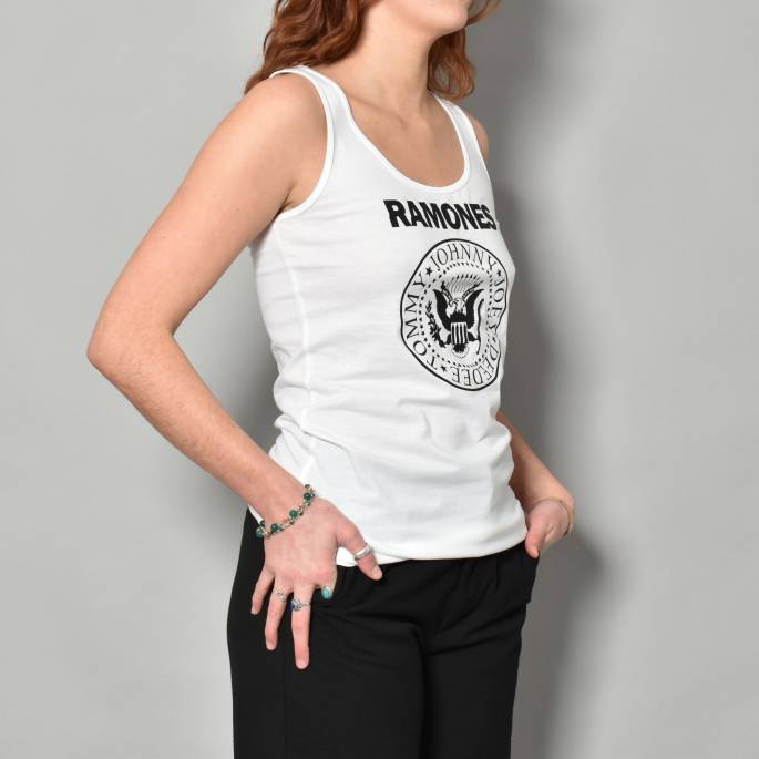 DEBARDEUR BLANC RAMONES