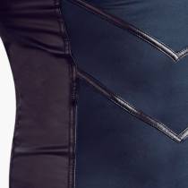 DÉBARDEUR VOILE BLEU DOS WETLOOK