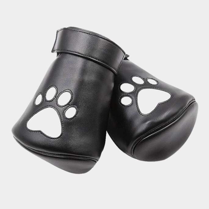 PUPPY-FÄUSTLINGE AUS KUNSTLEDER