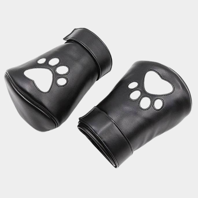 PUPPY-FÄUSTLINGE AUS KUNSTLEDER