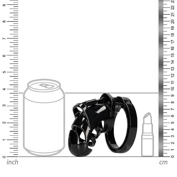 MANCAGE 25 - CAGE CHASTETÉ+ACCROCHE 9CM