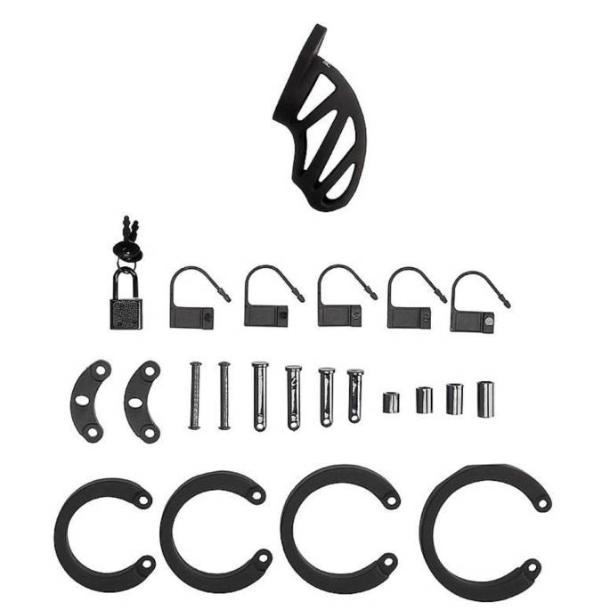 MANCAGE 24 - CAGE CHASTETÉ SILICONE 9CM