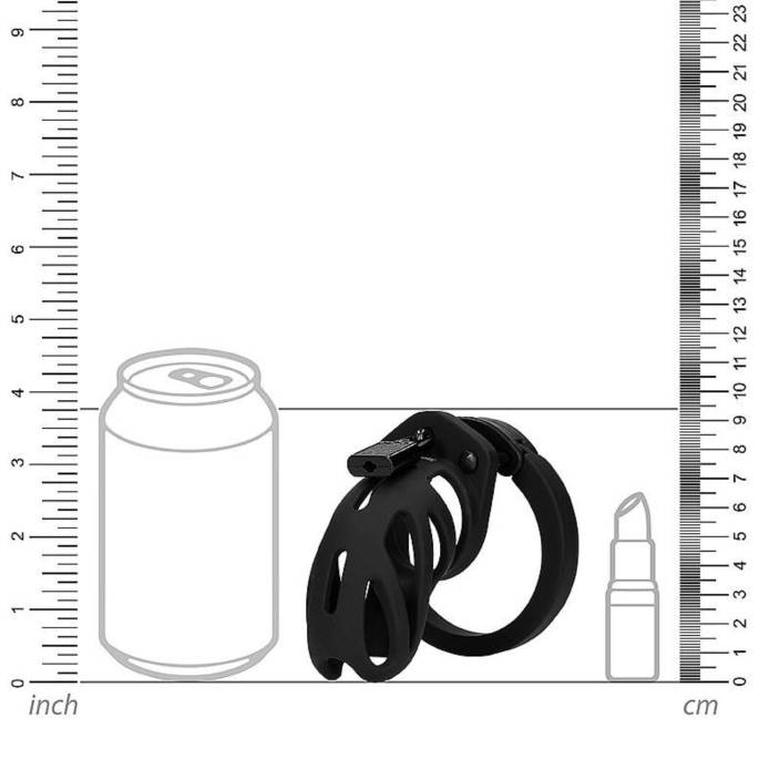 MANCAGE 24 - KEUSCHHEITSKÄFIG SILIKON 9CM