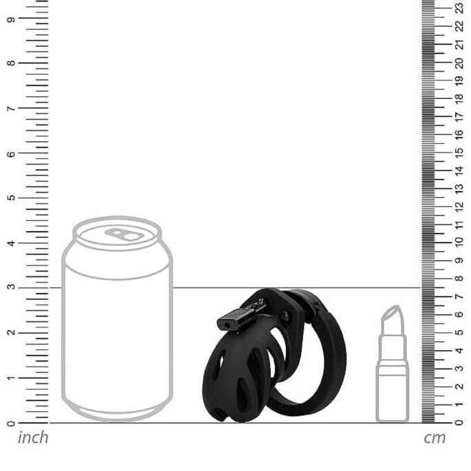 MANCAGE 23 - SILIKON-KEUSCHHEITSKÄFIG 6.5CM