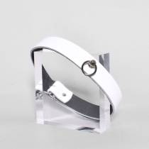 COLLIER BLANC BOUCLE