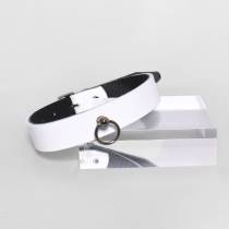 COLLIER BLANC BOUCLE