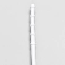 CANNE ROTIN+CAOUTCHOUC MANCHE ERGO BLANC (60X12MM)