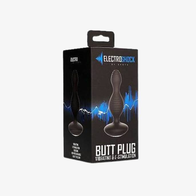 BUTTPLUG E-STIM SCHWARZ