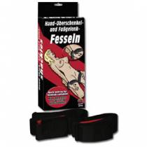 MENOTTES TISSU CUISSES + POIGNETS + CHEVILLES