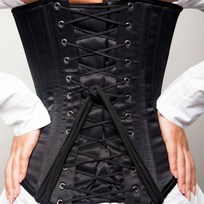 CORSET SATIN BRILLANT