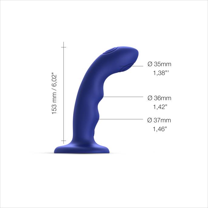 TAPPING DILDO WAVE - NACHTBLAU