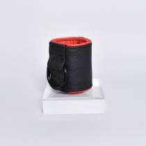 Breites Armband schwarz/rot Schnalle